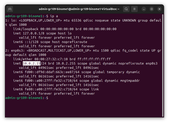 Configuration initiale VirtualBox